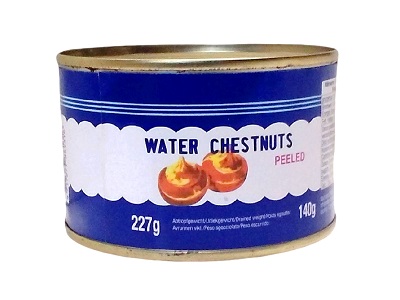 Water chestnuts in acqua AEF 227g. Water chestnuts in acqua AEF 227g.